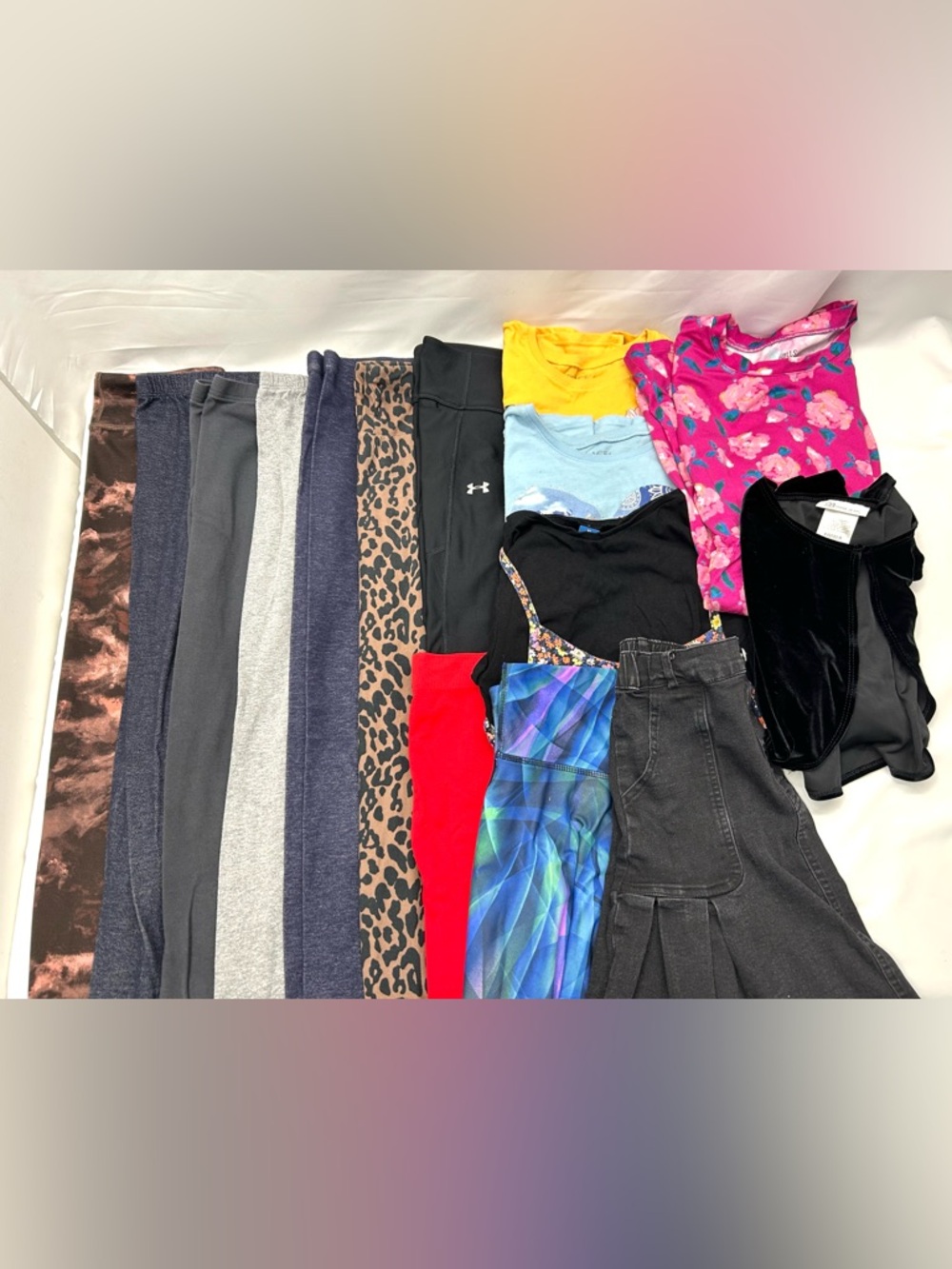 Girls Clothes Size 14 14-16 XL Kids 15 pc. Lot Leggings Pants Skirts T-Shirts